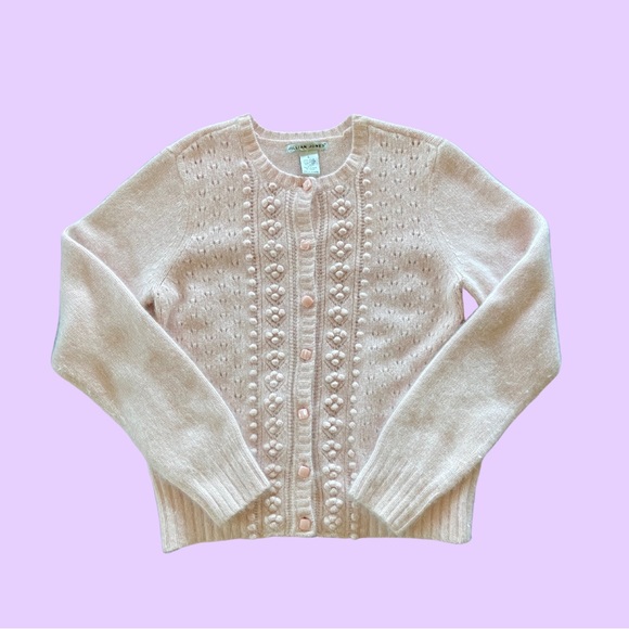 jillian jones Sweaters - Unbelievable Light Baby Pink Angora Rabbit Hair and Lamb’s Wool Cardigan 🔥